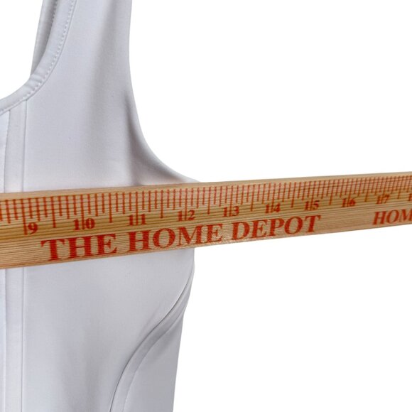 Express Body Contour High Compression Corset Tank XS White Cropped Shaping - Picture 8 of 8